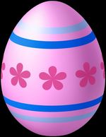 pink easter egg